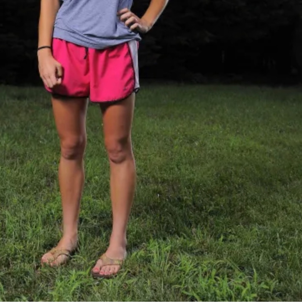 PONY pink running lined shorts SZ S